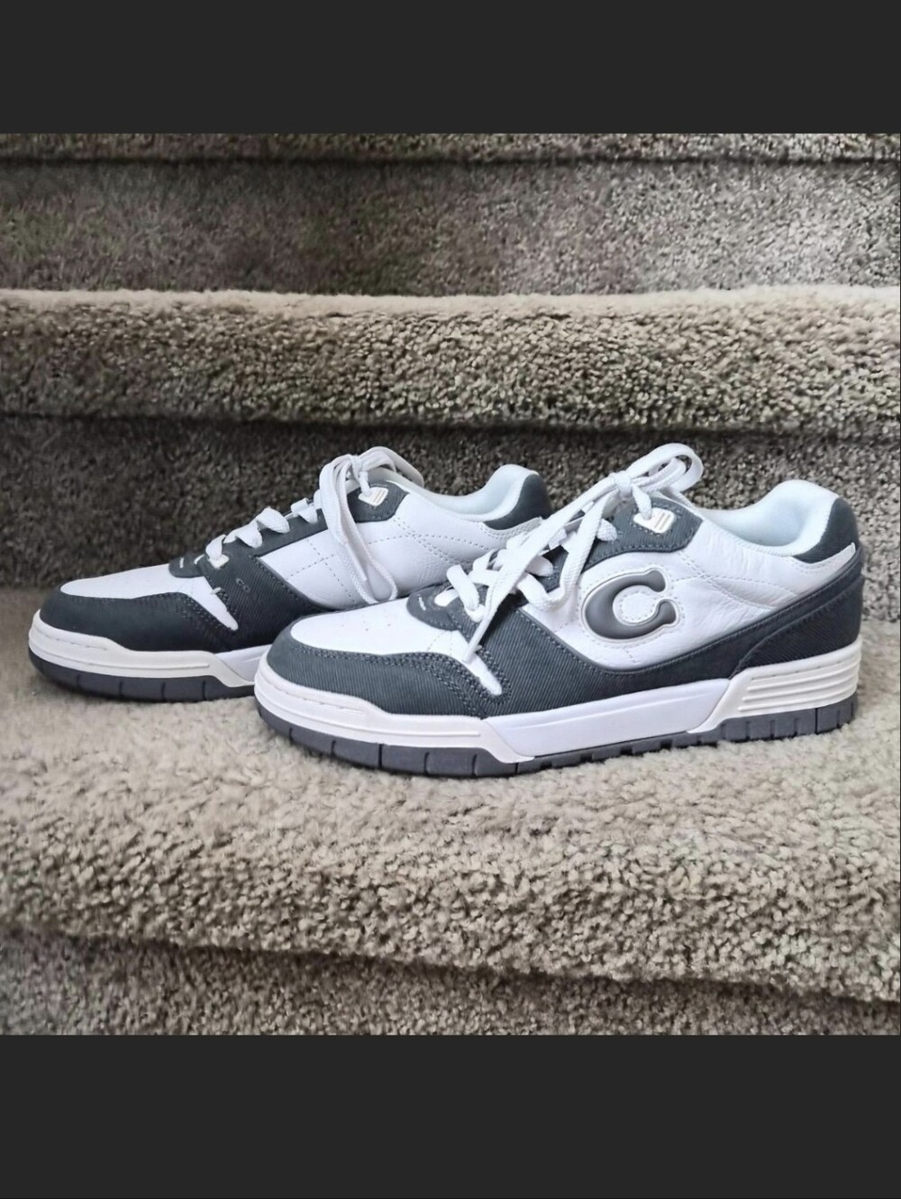 Coach Soho Sneaker In Charcoal